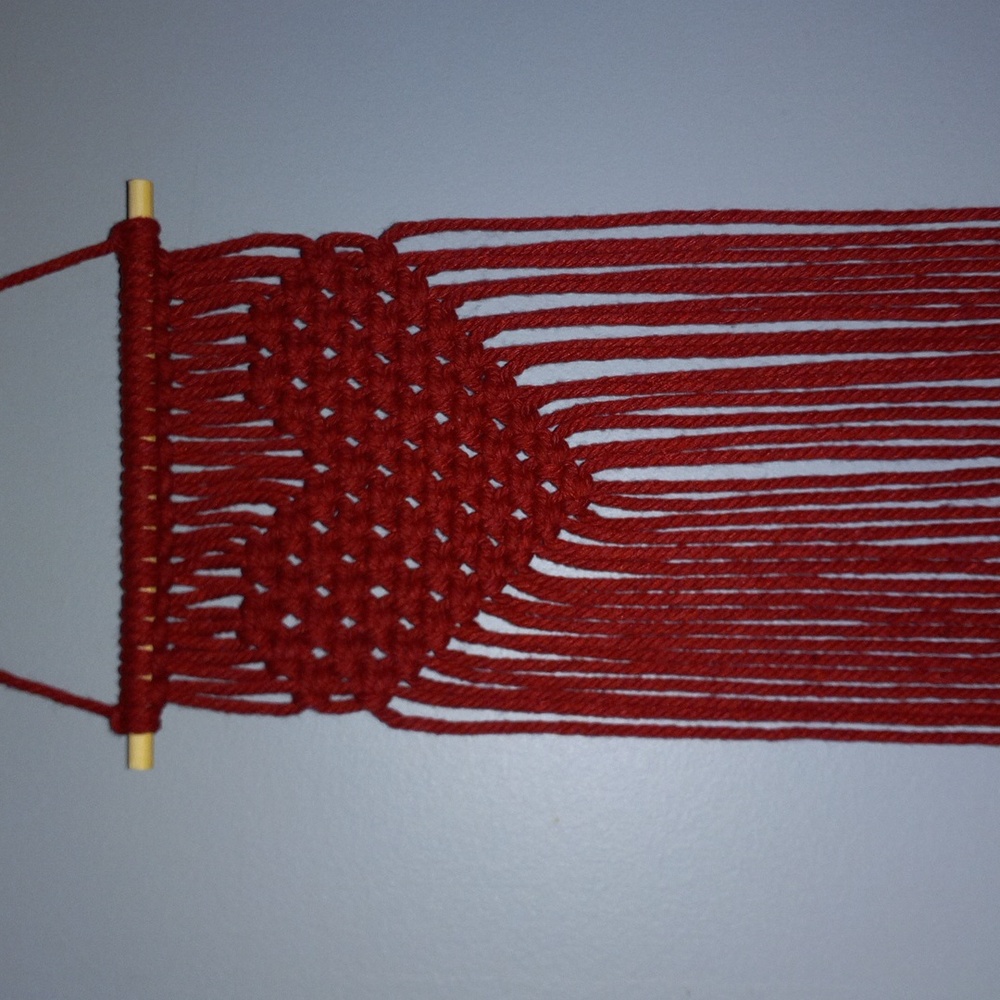 Macrame Heart wall-hanging ♥️